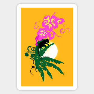 Tropicalia in the Air Sticker